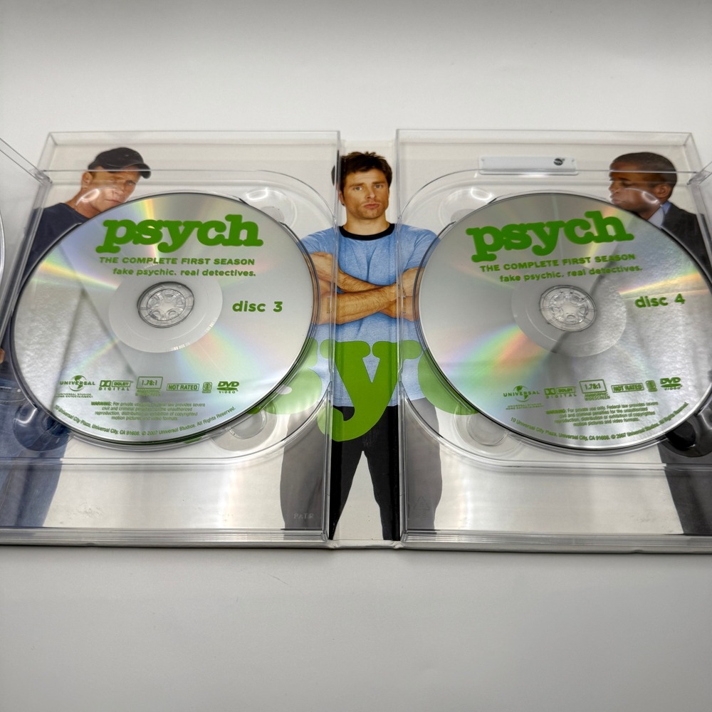 Psych The Complete First and Second Seasons DVD Set 1 & 2 TV Show Mystery Comedy - Picture 4 of 6